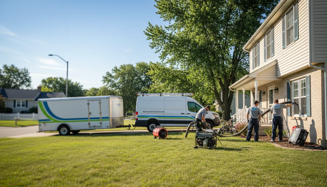 Flooded Basement Restoration And Cleanup With Repair in Fullerton, ND near me